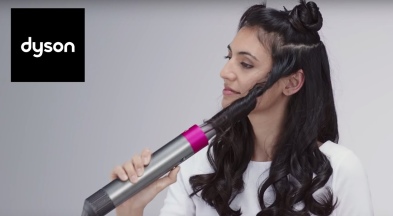 Новогодняя укладка в домашних условиях вместе с Dyson