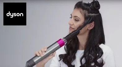 Новогодняя укладка в домашних условиях вместе с Dyson