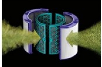 Улавливает загрязняющие вещества с помощью фильтров HEPA и активированного угля, герметичных на 360 °