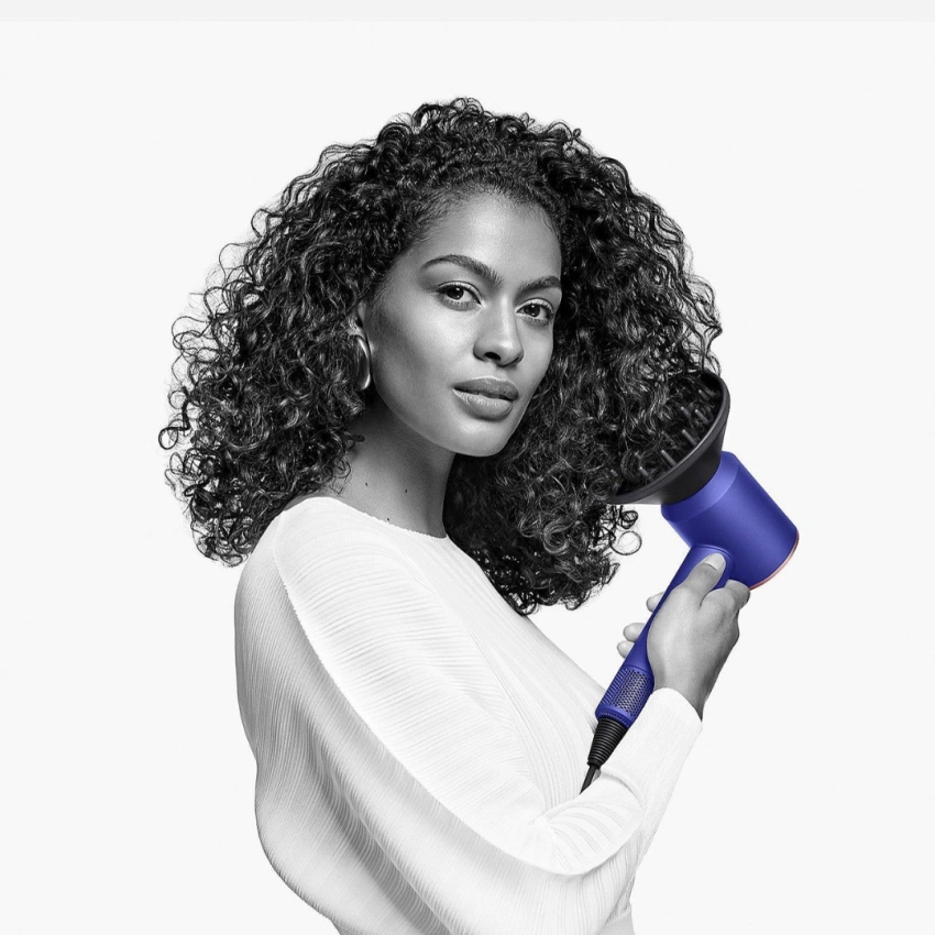 Фен Dyson HD07 Supersonic синий/розовое золото - 5