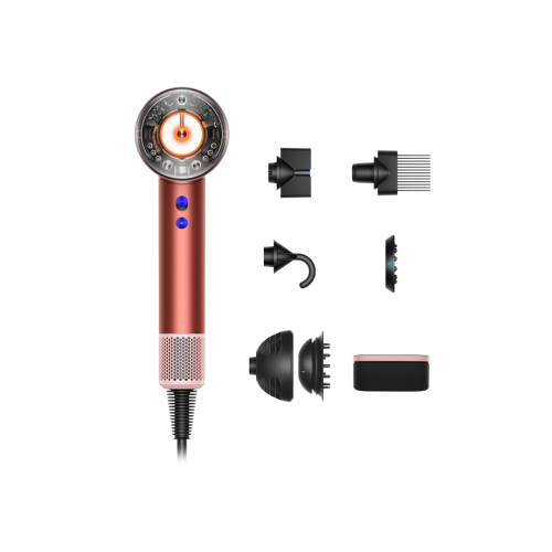 Dyson Supersonic Nural™ HD16 шаш кептіргіші, құлпынай-қола/нәзік-қызғылт