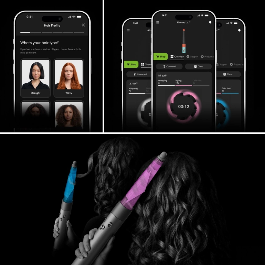 Стайлер Dyson Airwrap id HS08 Straight+Wavy патина/топаз - 7