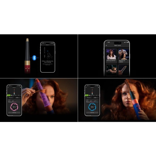 Стайлер Dyson Airwrap id HS08 Straight+Wavy бархатно-красный/золото - 5