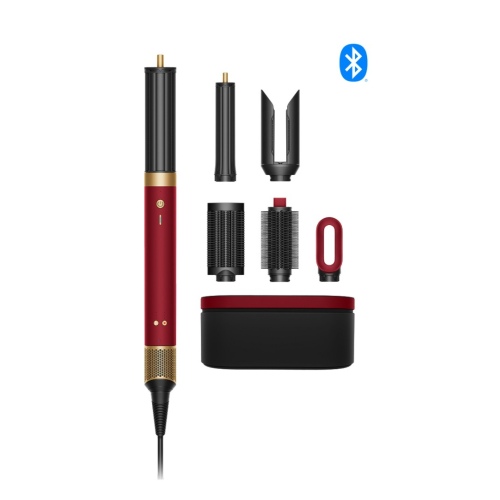 Стайлер Dyson Airwrap Straight+Wavy HS09 Co-anda 2x бархатно‑красный/золото