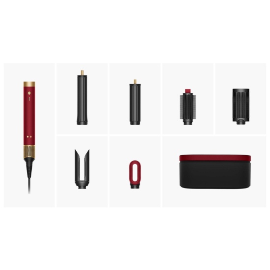 Стайлер Dyson Airwrap Straight+Wavy HS09 Co-anda 2x бархатно‑красный/золото - 1