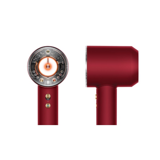 Фен Dyson HD16 Supersonic Nural Straight+Wavy бархатно‑красный/золото - 1