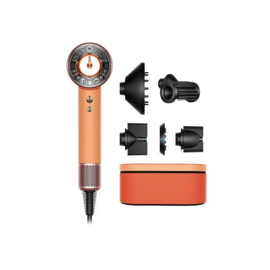 Фен Dyson HD16 Supersonic Nural Straight+Wavy керамический абрикос/топаз - 0