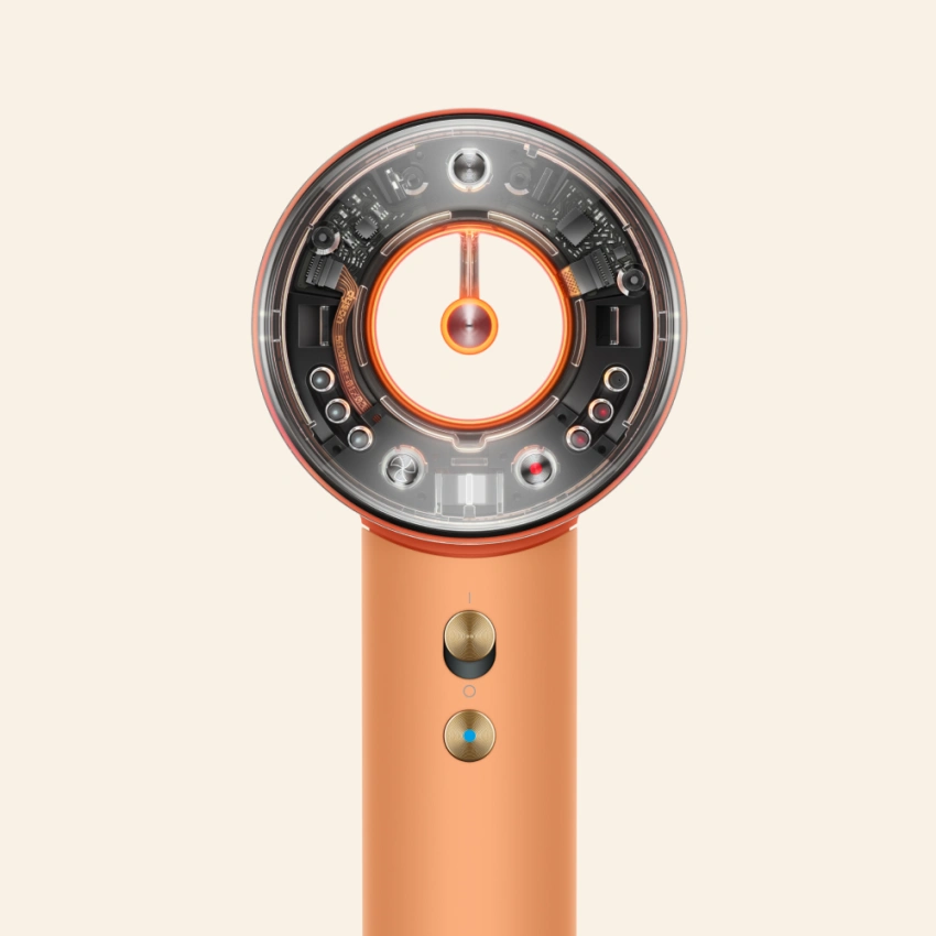 Фен Dyson HD16 Supersonic Nural Straight+Wavy керамический абрикос/топаз - 4