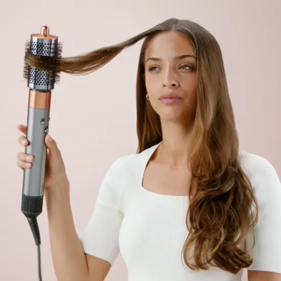 Стайлер Dyson Airwrap HS05 удлиненная насадка+диффузор никель/медь - 2