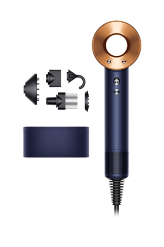 Фен Dyson HD07 Supersonic с чехлом синий/медь