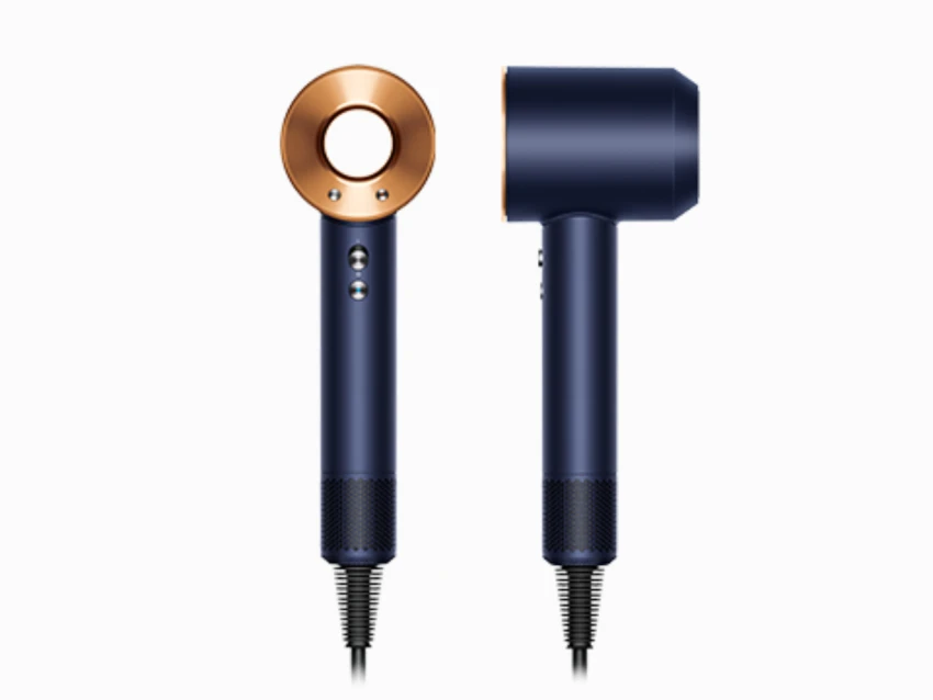 Фен Dyson HD07 Supersonic с чехлом синий/медь - 1