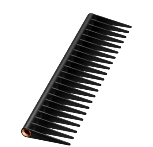 Расческа с редкими зубьями Dyson медный