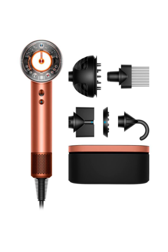 Фен Dyson HD16 Supersonic Nural янтарный шелк/розовое шампанское