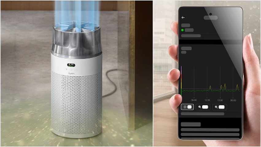 Очиститель воздуха Dyson HushJet Compact HJ10 белый/серебристый - 5
