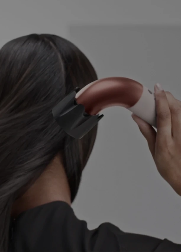 Фен Dyson HD17 Supersonic R Straight+Wavy бархатно‑красный/золото - 6
