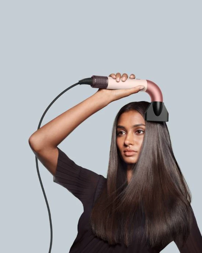 Фен Dyson HD17 Supersonic R Straight+Wavy бархатно‑красный/золото - 8