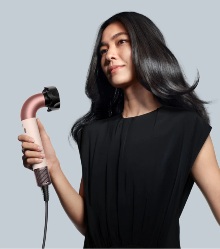 Фен Dyson HD17 Supersonic R Straight+Wavy бархатно‑красный/золото - 3