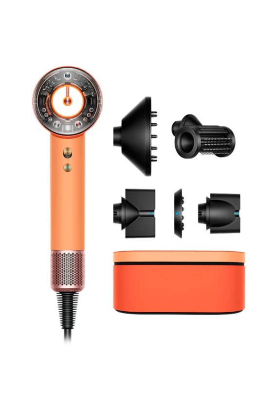 Фен Dyson HD16 Supersonic Nural Straight+Wavy керамический абрикос/топаз - 0