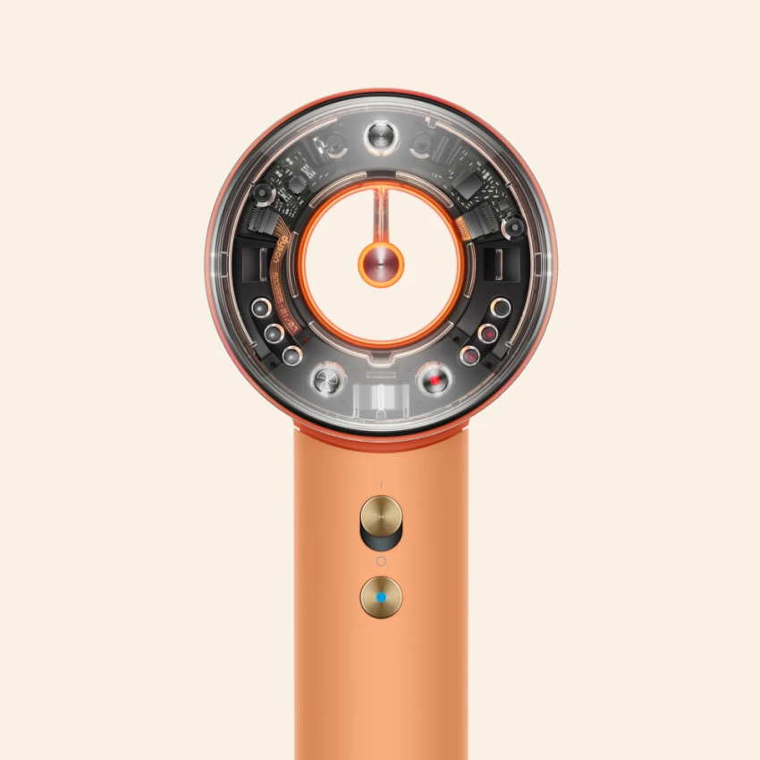 Фен Dyson HD16 Supersonic Nural Straight+Wavy керамический абрикос/топаз - video