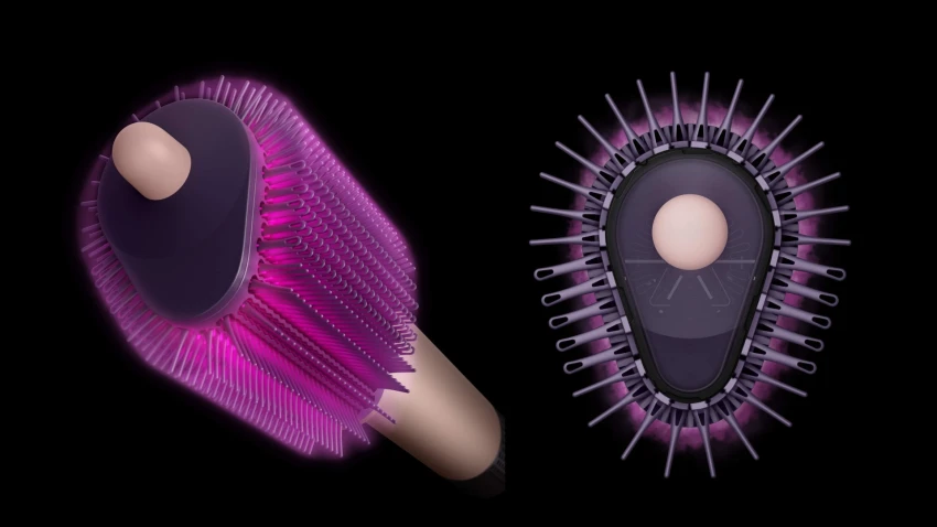 Фен-щетка Dyson Airsmooth HB01 керамический розовый/розовое золото - 7