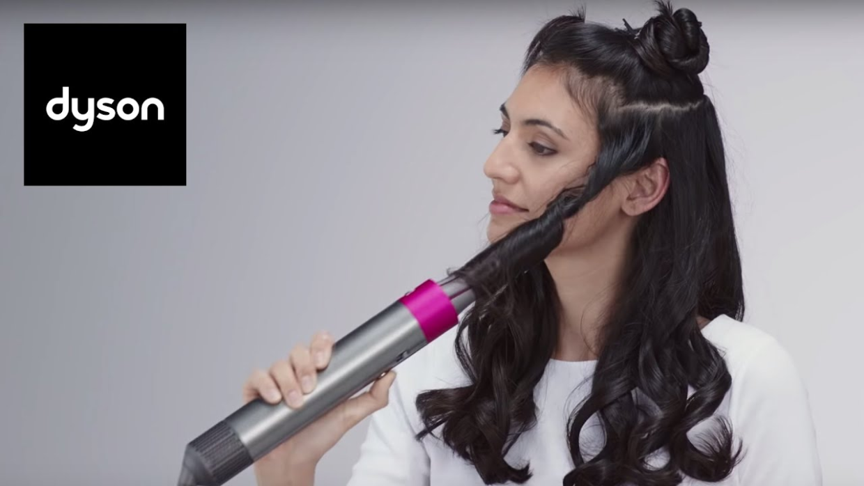 Новогодняя укладка в домашних условиях вместе с Dyson