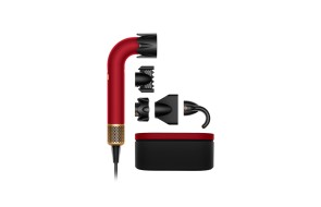 Фен Dyson HD17 Supersonic R Straight+Wavy бархатно‑красный/золото