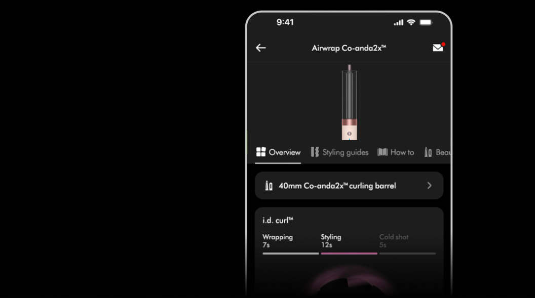 Скачайте приложение MyDyson™ для лучшей укладки 