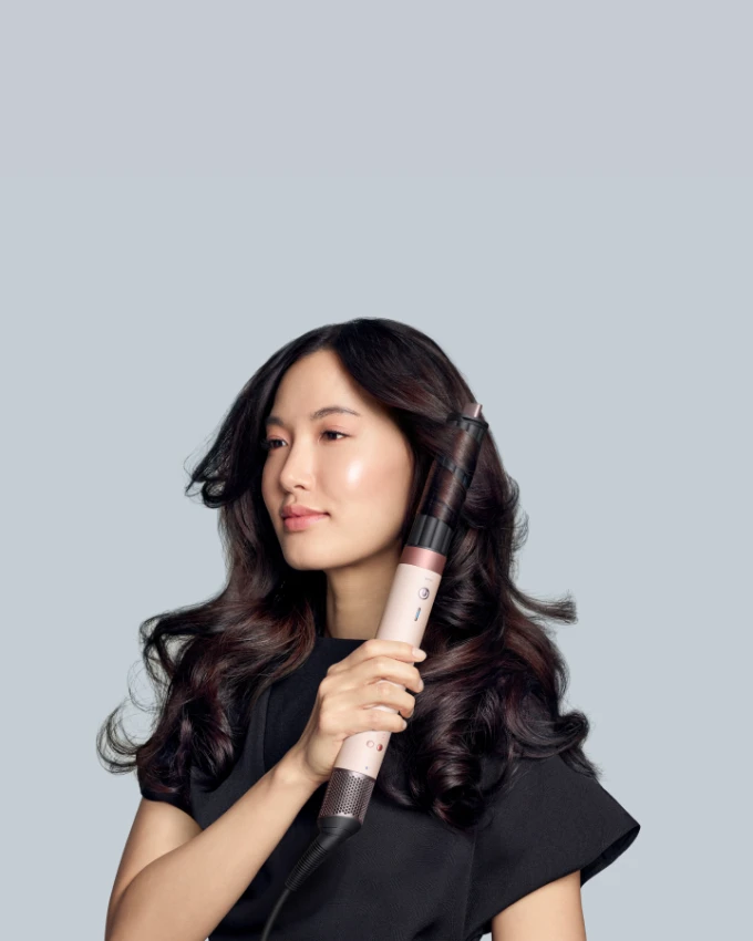 Dyson Airwrap Co-anda2x™ стайлері — Straight+Wavy Red Velvet/Gold - 2