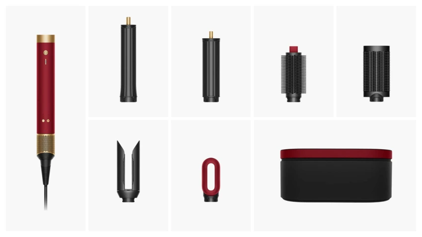 Dyson Airwrap Co-anda2x™ стайлері — Straight+Wavy Red Velvet/Gold - video