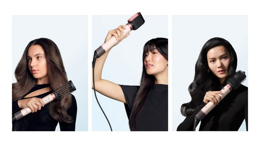 Dyson Airwrap Straight+Wavy HS09 Co-anda2x керамикалық қызғылт/қызғылт алтын стайлері - 4